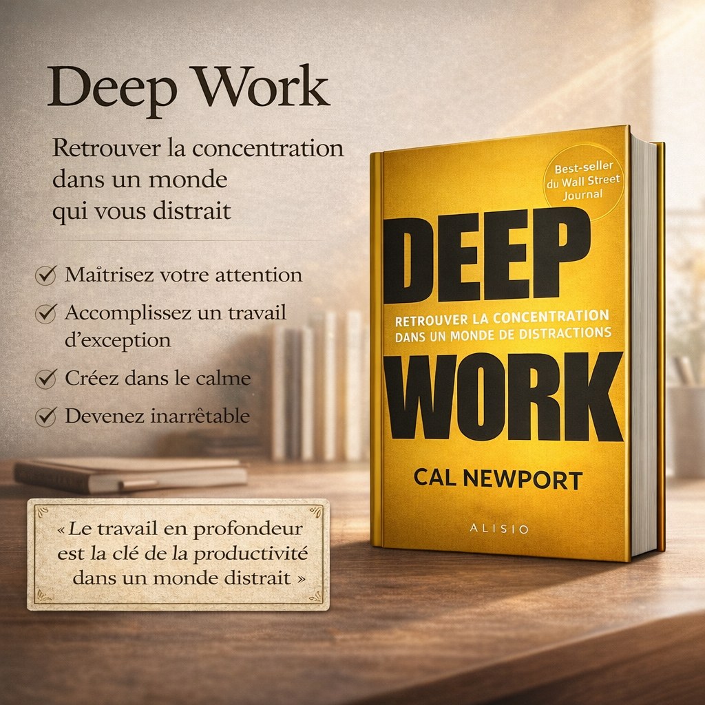 Deep Work — Retrouver la concentration dans un monde de distractions
