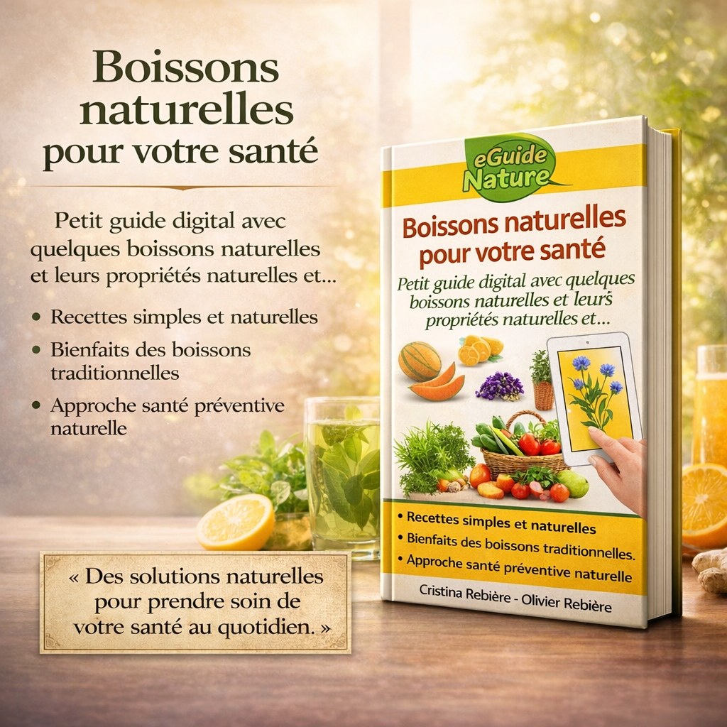Boissons naturelles pour votre santé — jus frais curatifs, tisanes & autres découvertes