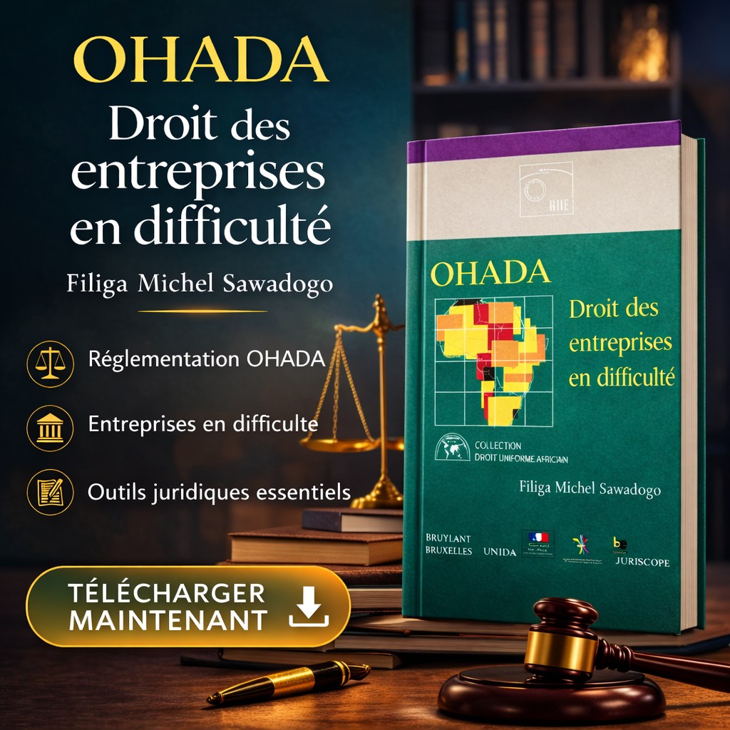 Le droit OHADA des entreprises en difficulté : Prévention, procédures collectives, sanctions