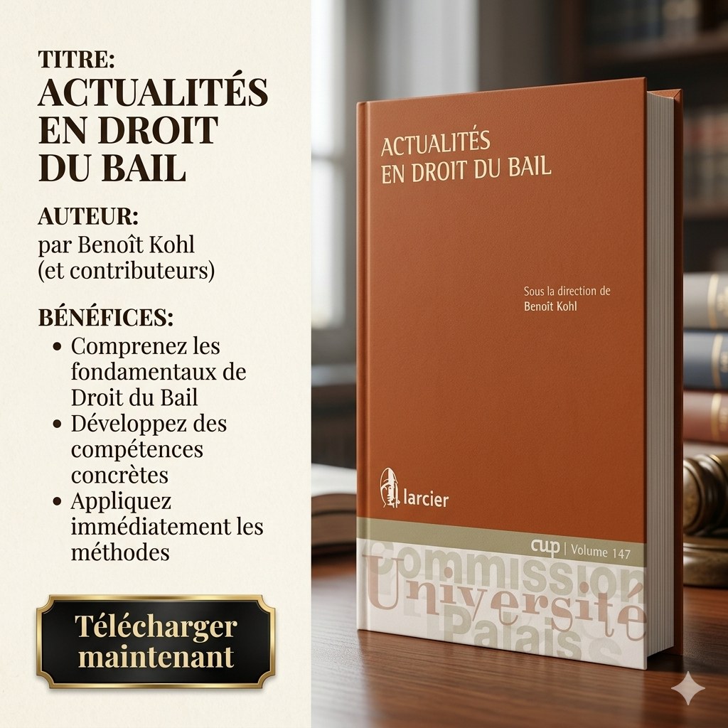 Actualités en droit du bail