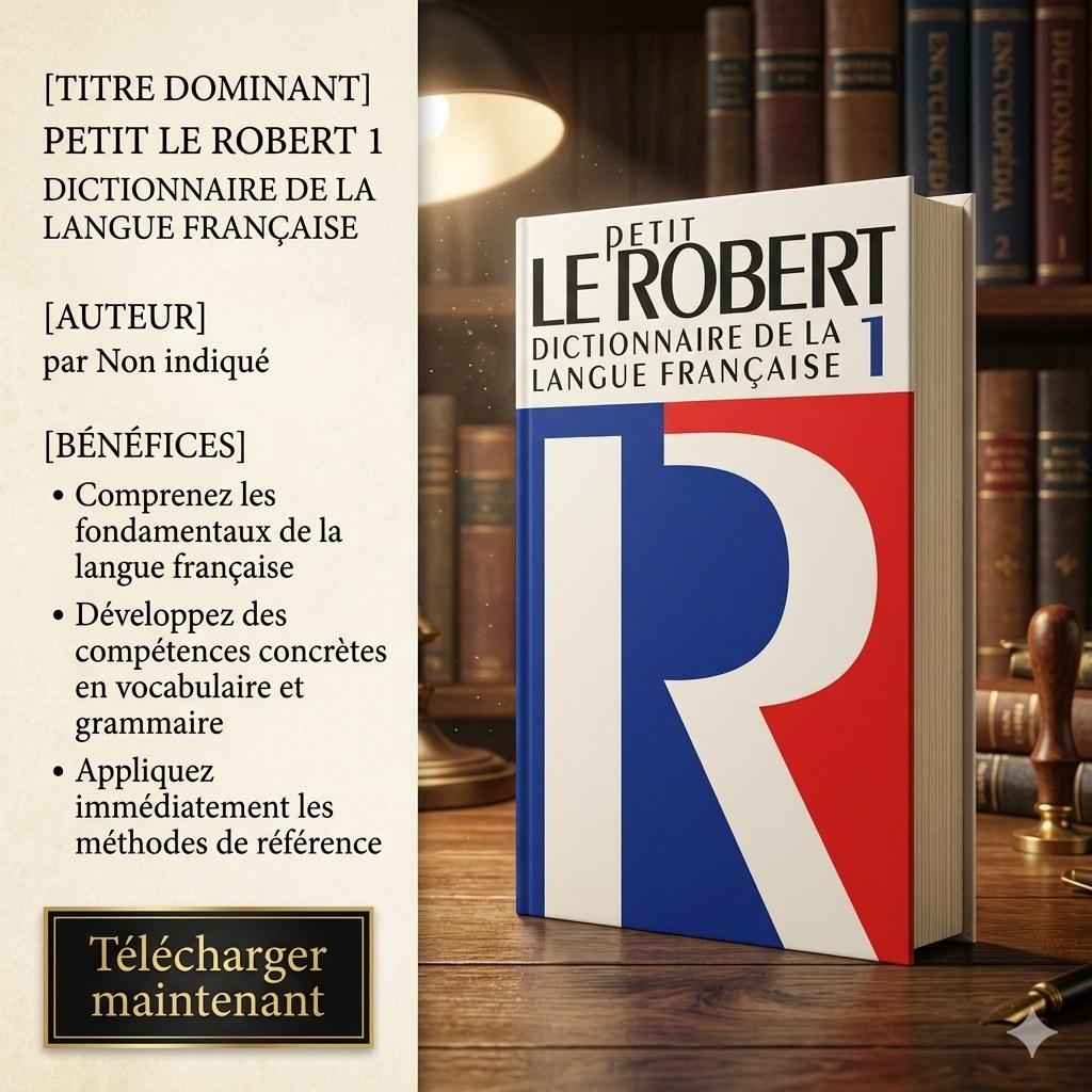 Dictionnaire alphabétique et analogique de la langue française - Le Petit Robert 1