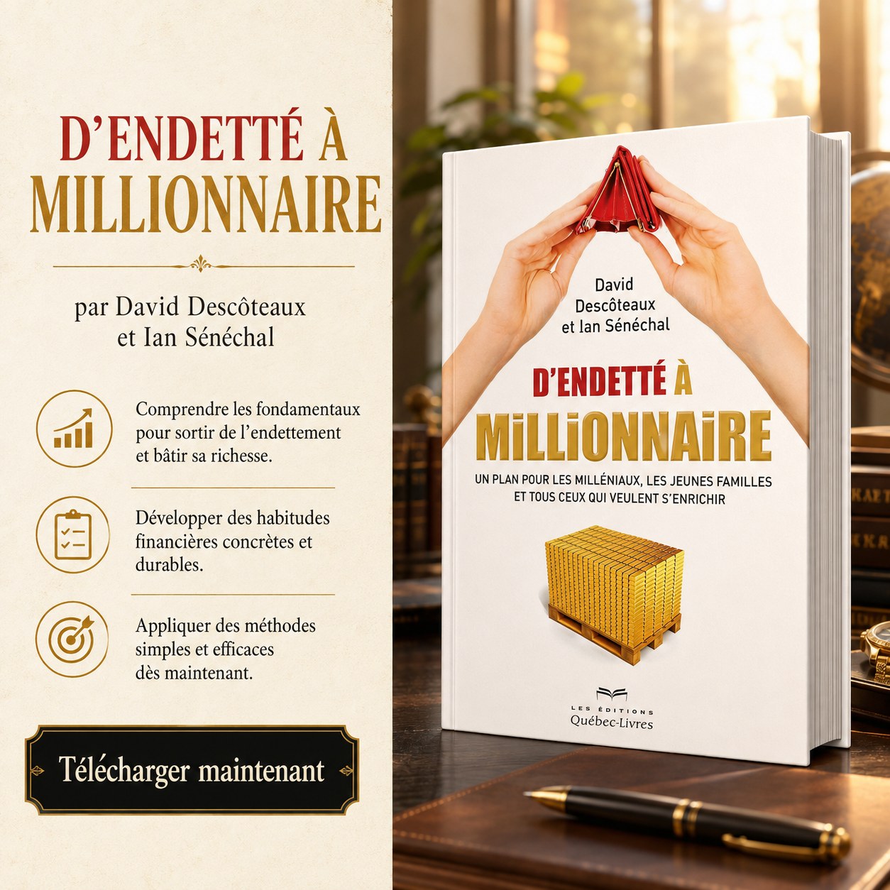 D'endetté à millionnaire : un plan pour les milléniaux, les jeunes familles et tous ceux qui veulent s'enrichir