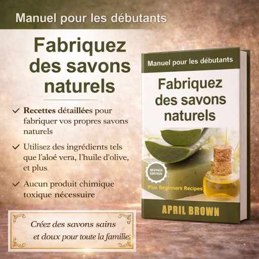 Manuel pour les débutants Fabriquez des savons naturels