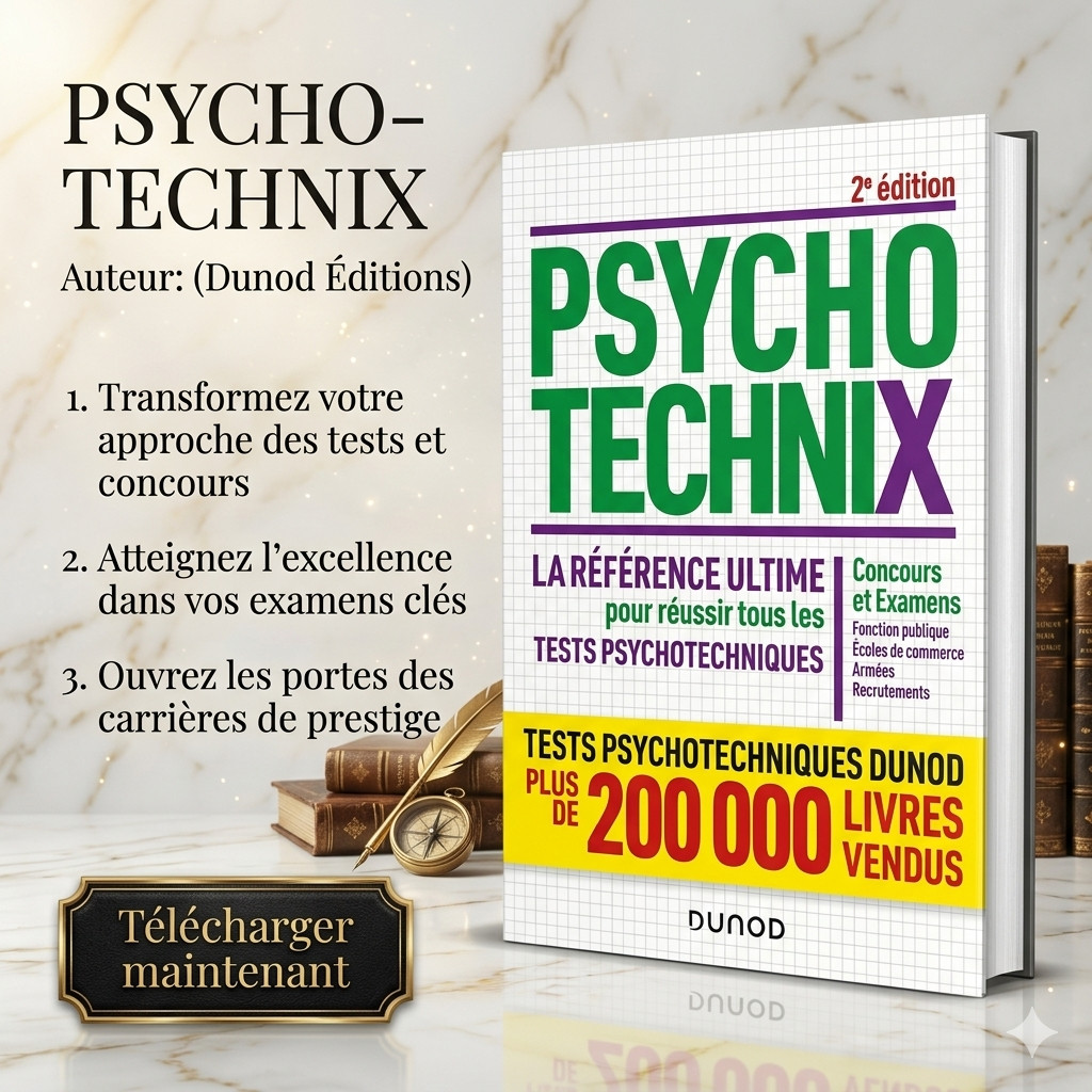 PSYCHOTECHNIX : la référence ultime pour réussir tous les tests psychotechniques (2e édition)
