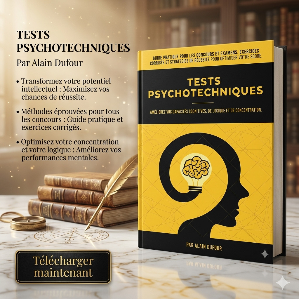 Tests Psychotechniques : exercices corrigés