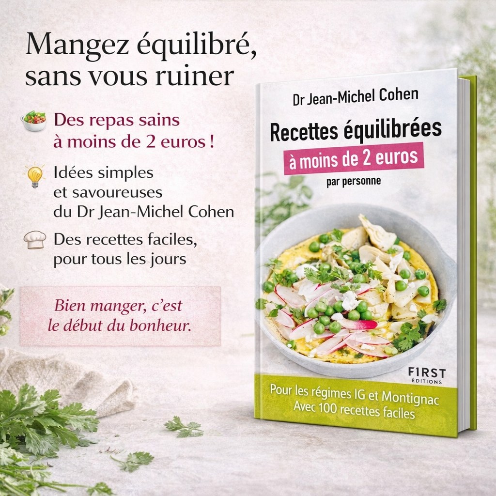 Le petit livre des recettes équilibrées à moins de 2 euros par personne
